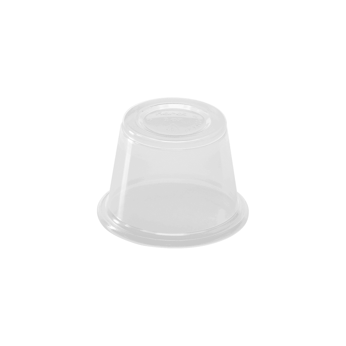 [2,500 ct] 1 oz Tall PP Plastic Portion Cups, Clear