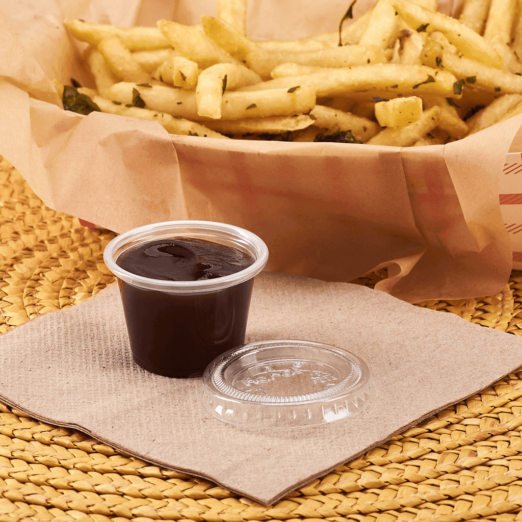 [2,500 ct] 1 oz Tall PP Plastic Portion Cups, Clear
