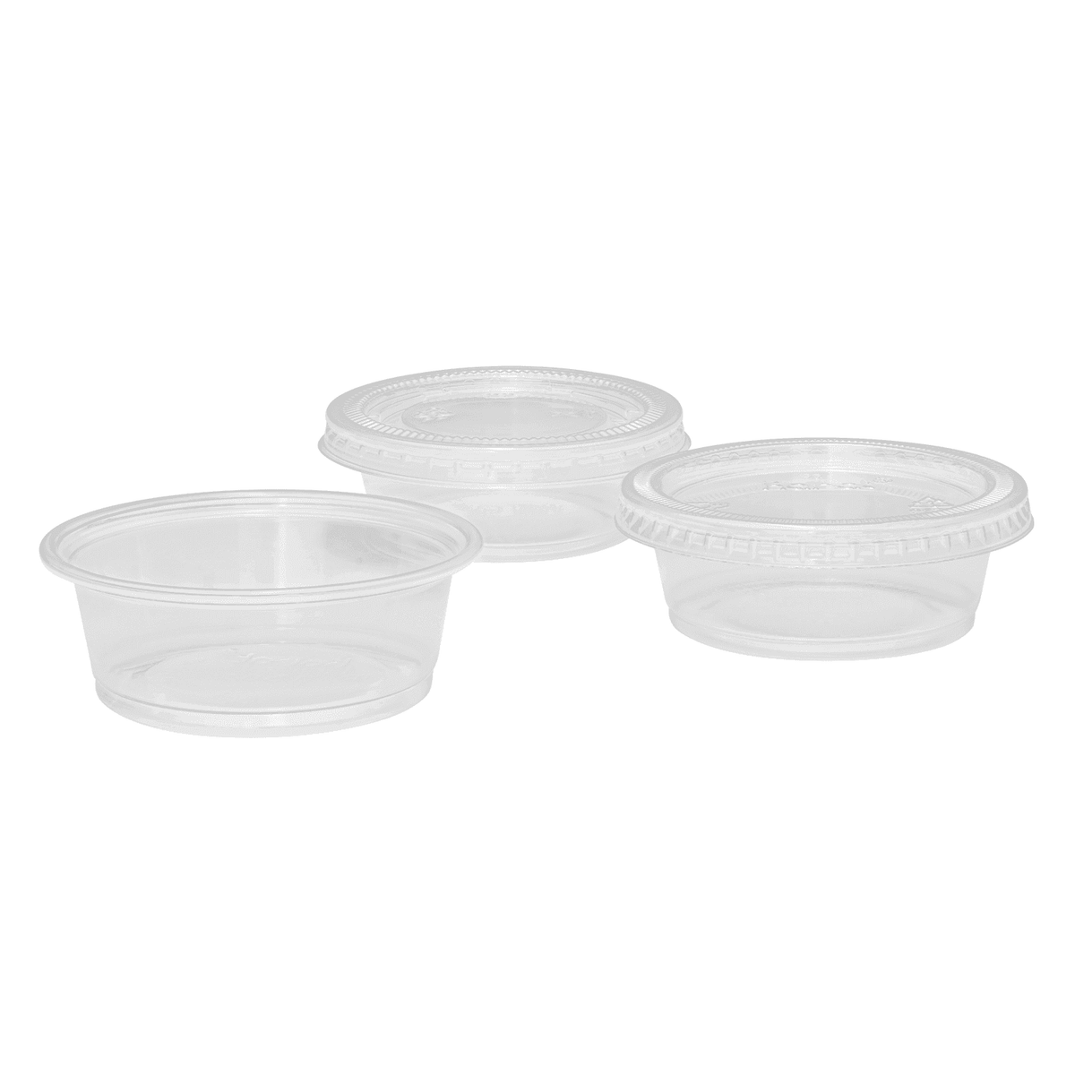 [2,500 ct] 1.5 oz PP Plastic Portion Cups, Clear