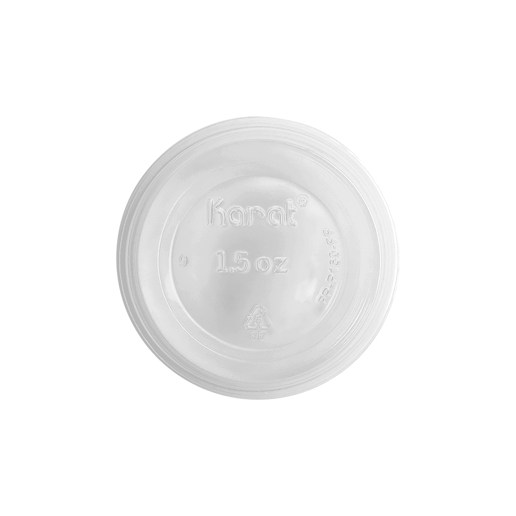[2,500 ct] 1.5 oz PP Plastic Portion Cups, Clear