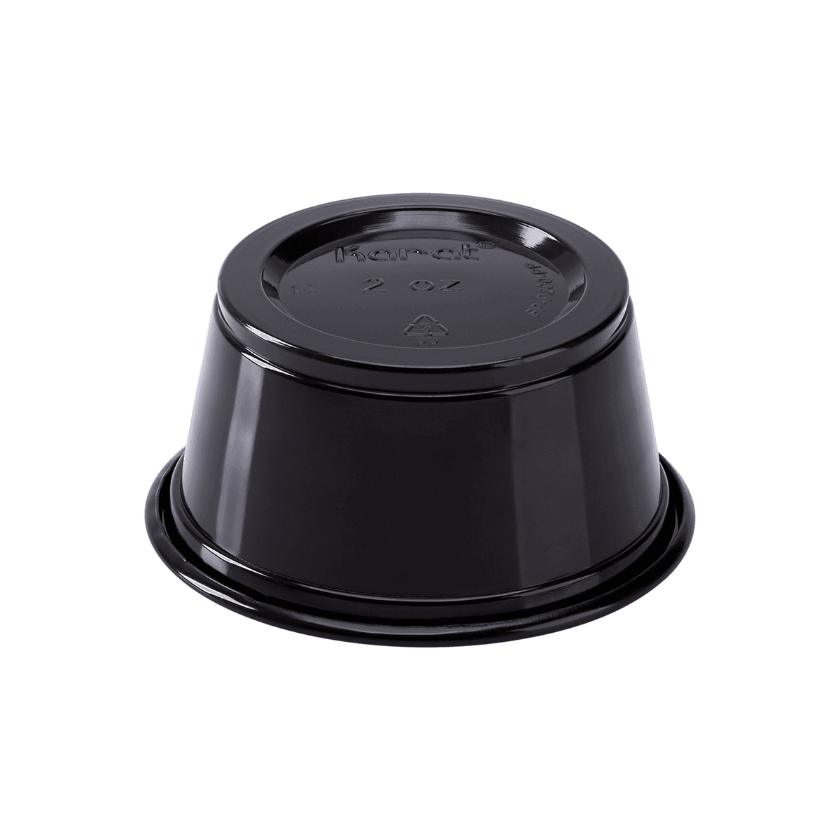 [2,500 ct] 2 oz PP Plastic Portion Cups, Black