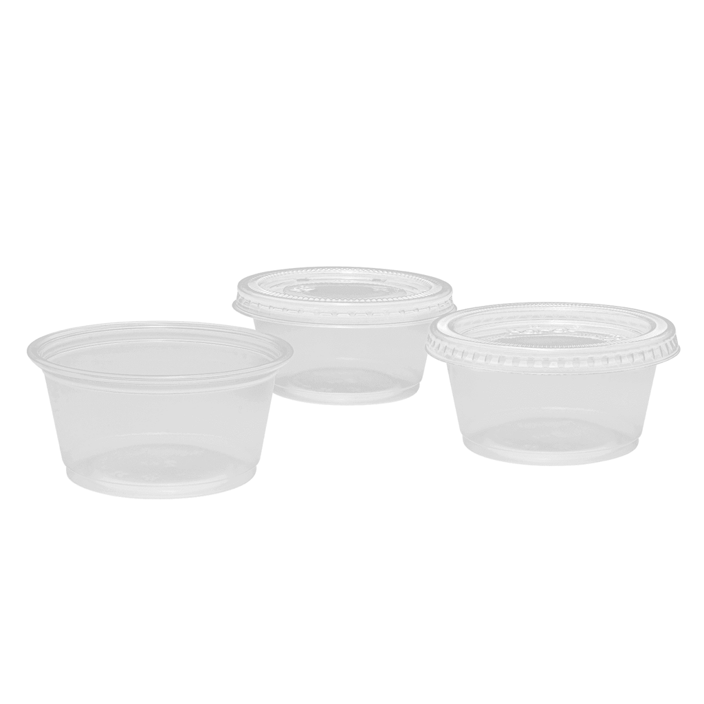 [2,500 ct] 2 oz PP Plastic Portion Cups, Clear