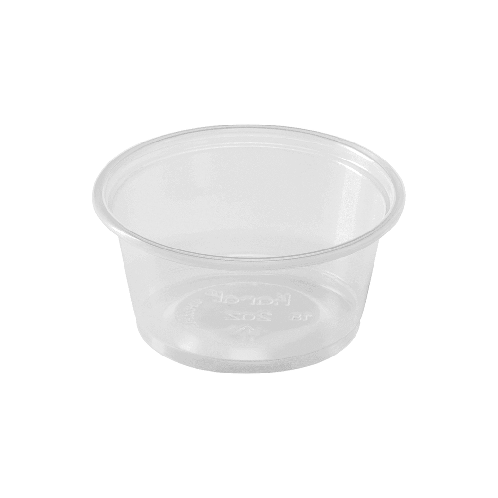 [2,500 ct] 2 oz PP Plastic Portion Cups, Clear