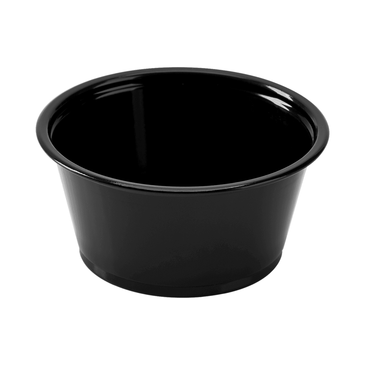 [2,500 ct] 3.25 oz PP Plastic Portion Cups, Black