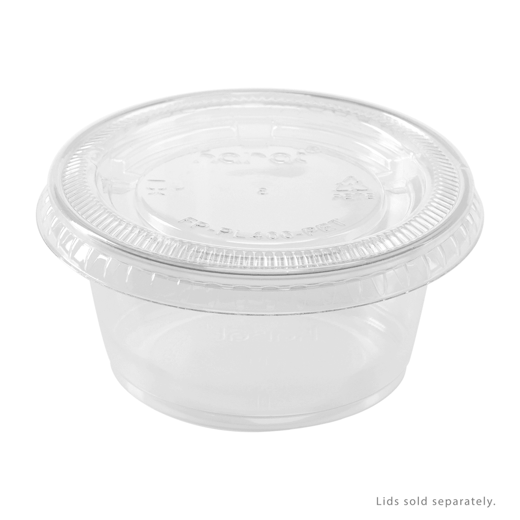 [2,500 ct] 3.25 oz PP Plastic Portion Cups, Clear