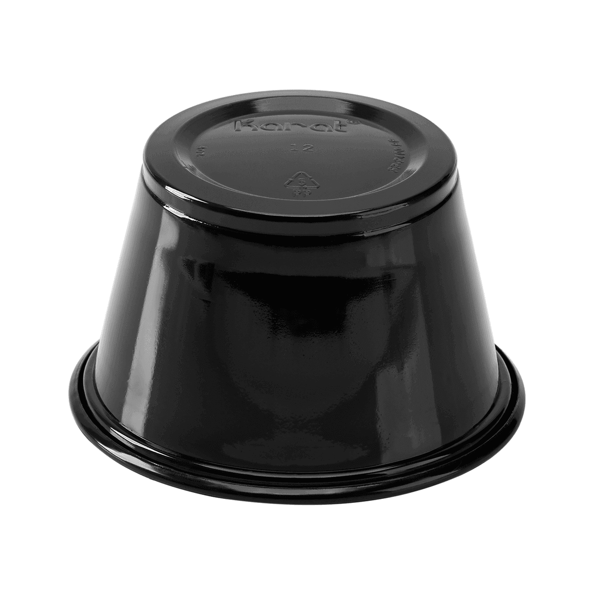 [2,500 ct] 4 oz PP Plastic Portion Cups, Black