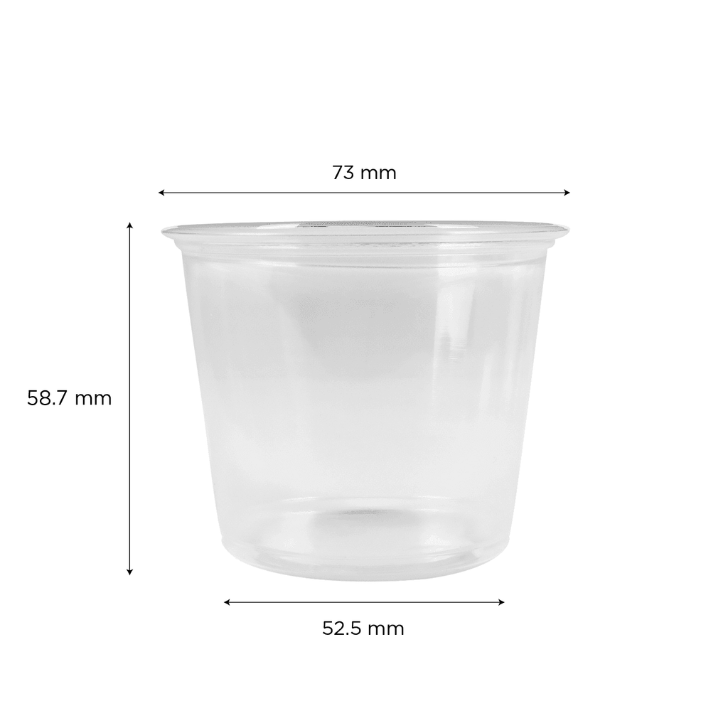 [2,500 ct] 5.5 oz PP Plastic Portion Cups, Clear