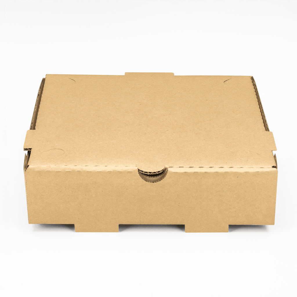 [50 ct] Corrugated Pizza Box, 8''x8''x2'', Kraft