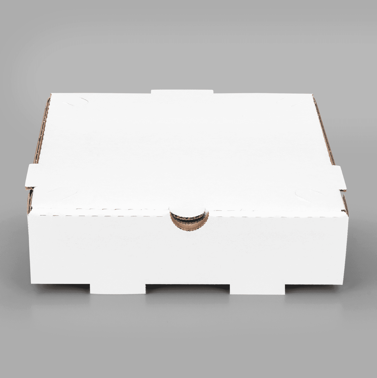 [50 ct] Corrugated Pizza Box, 8''x8''x2'', White