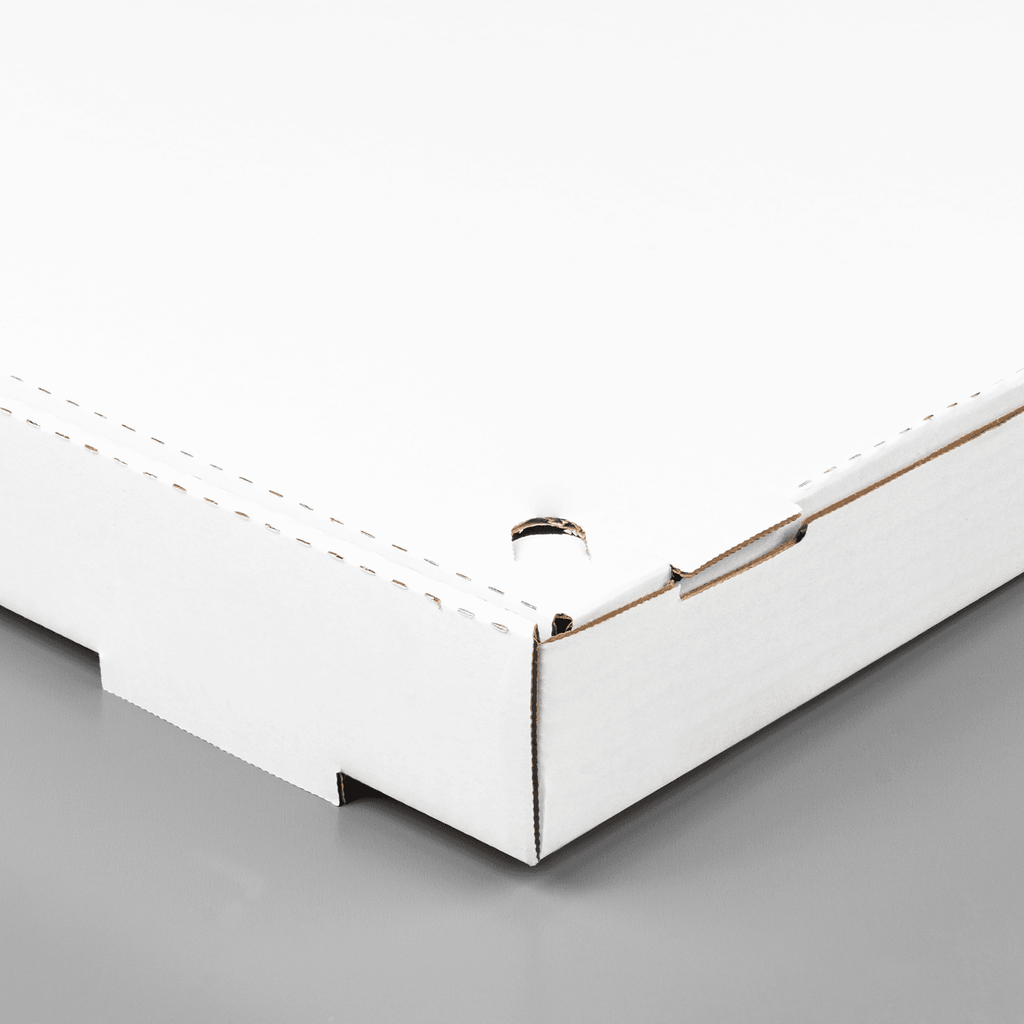 [50 ct] Corrugated Pizza Box, 8''x8''x2'', White
