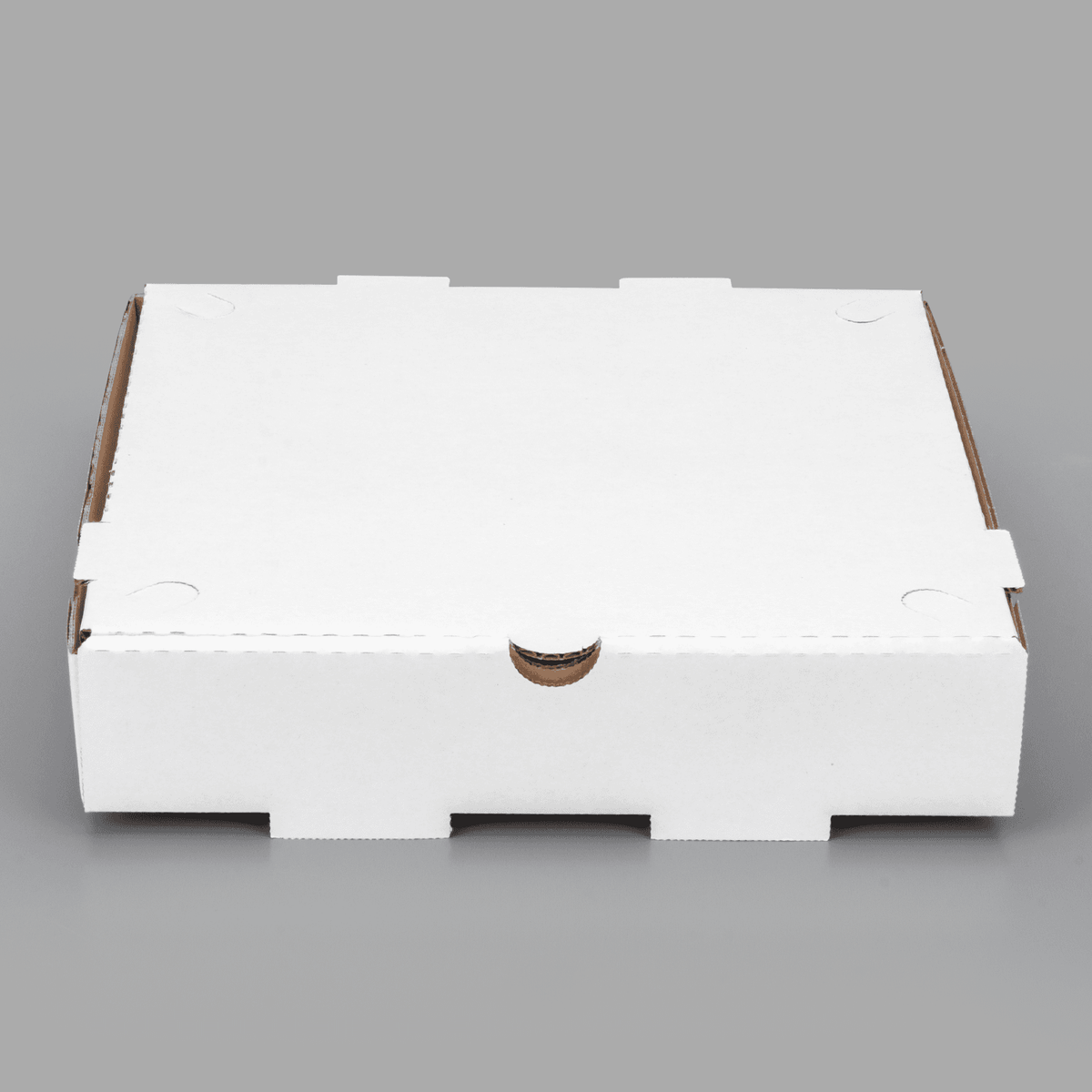 [50 ct] Corrugated Pizza Box, 10''x10''x2'', White