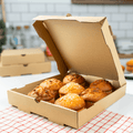 [50 ct] Corrugated Pizza Box, 12''x12''x2'', Kraft