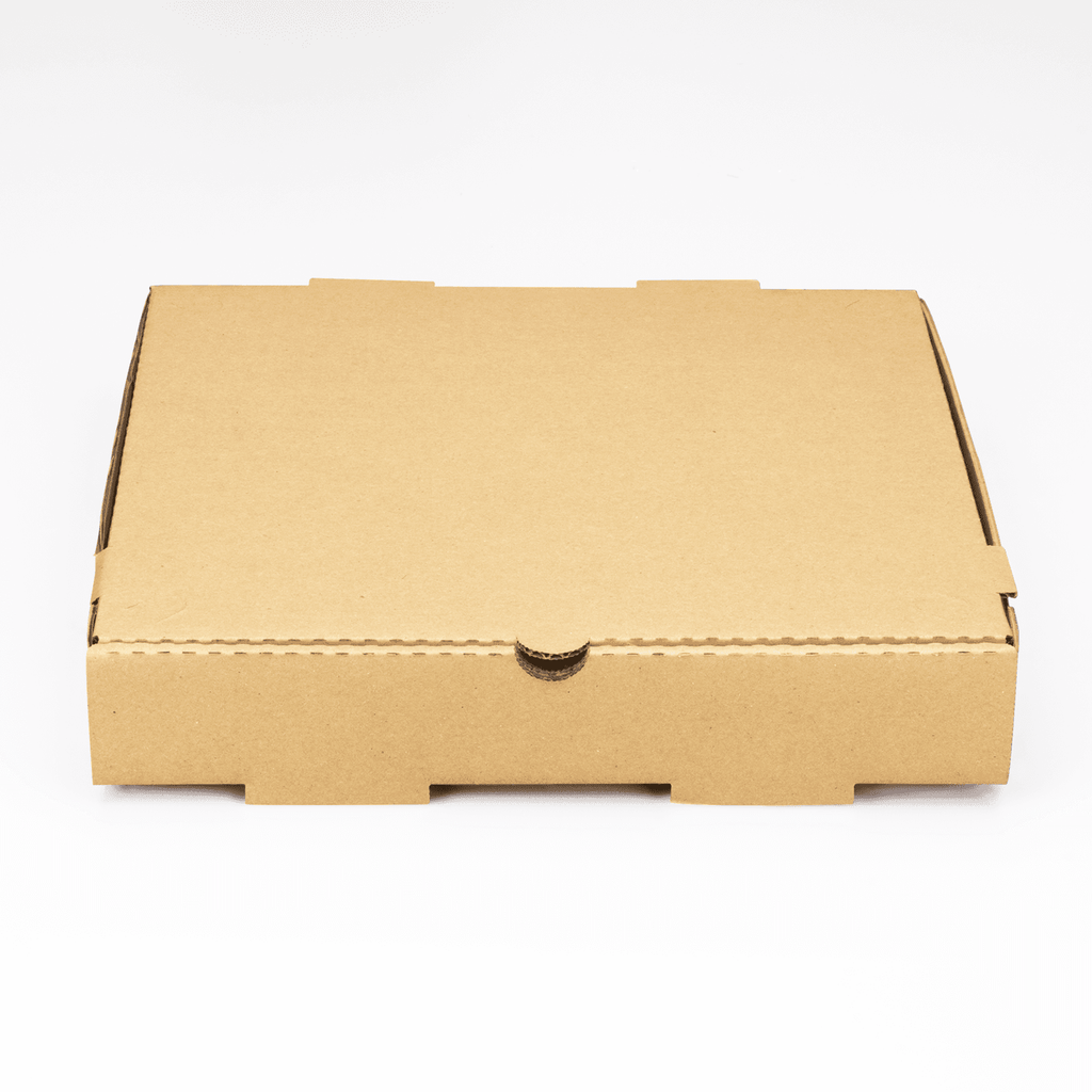 [50 ct] Corrugated Pizza Box, 12''x12''x2'', Kraft