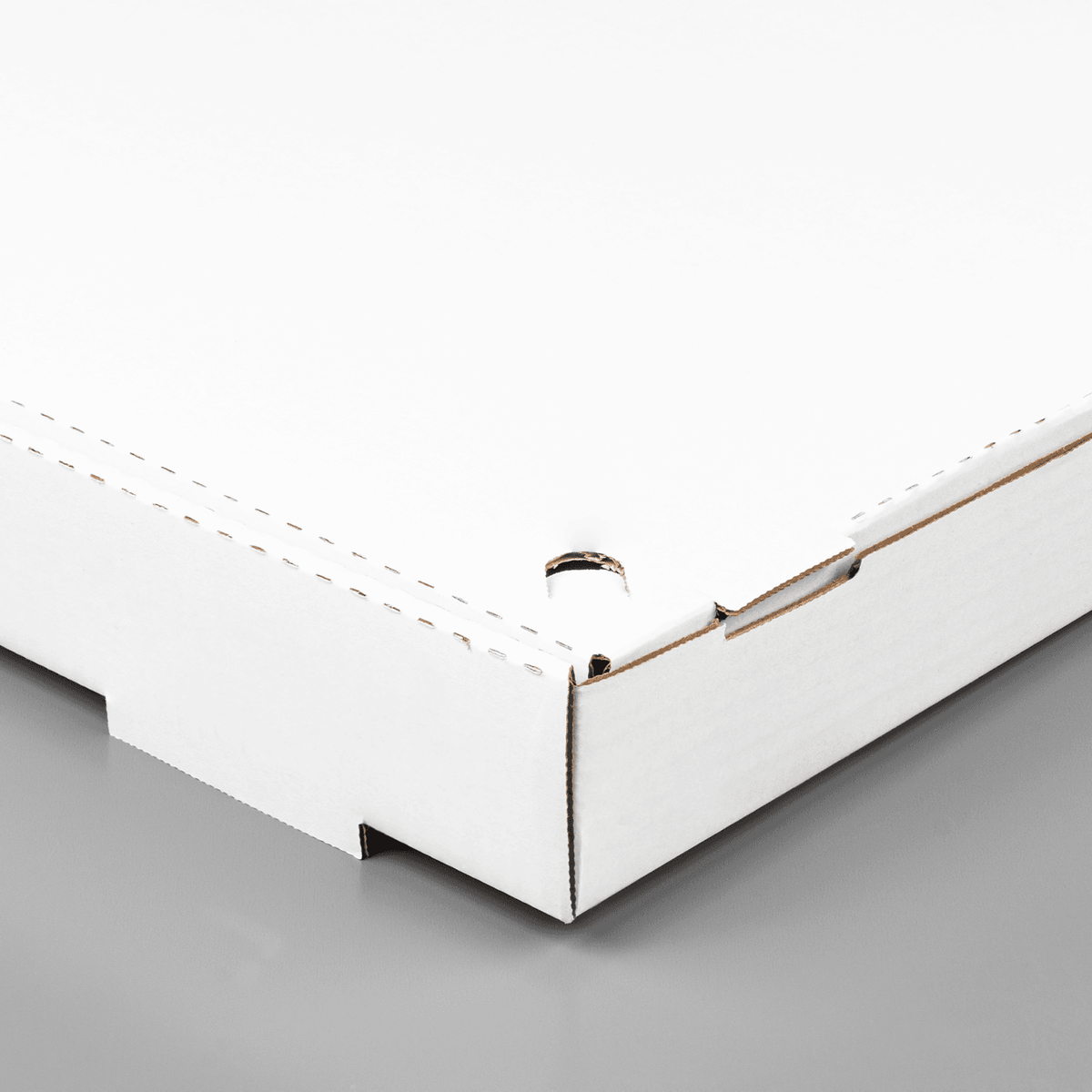 [50 ct] Corrugated Pizza Box, 12''x12''x2'', White