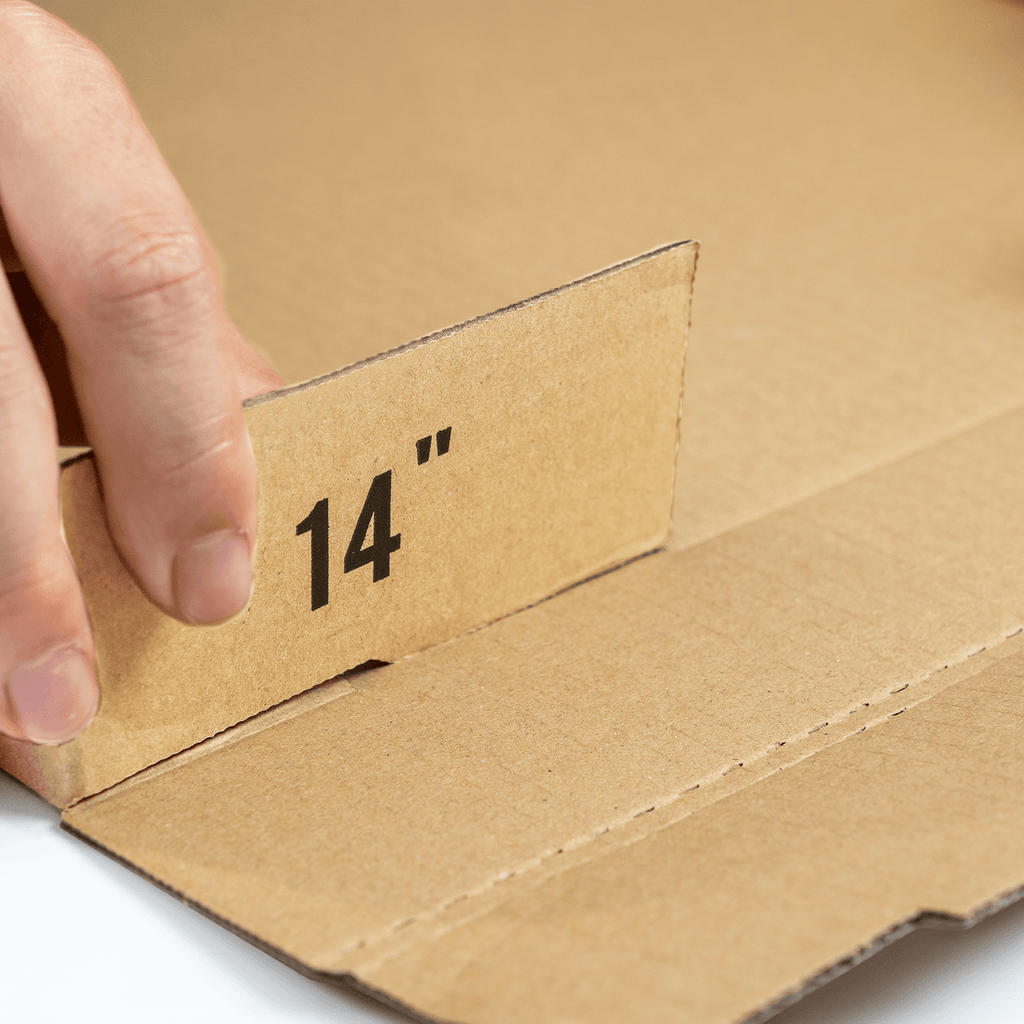 [50 ct] Corrugated Pizza Box, 14''x14''x2'', Kraft