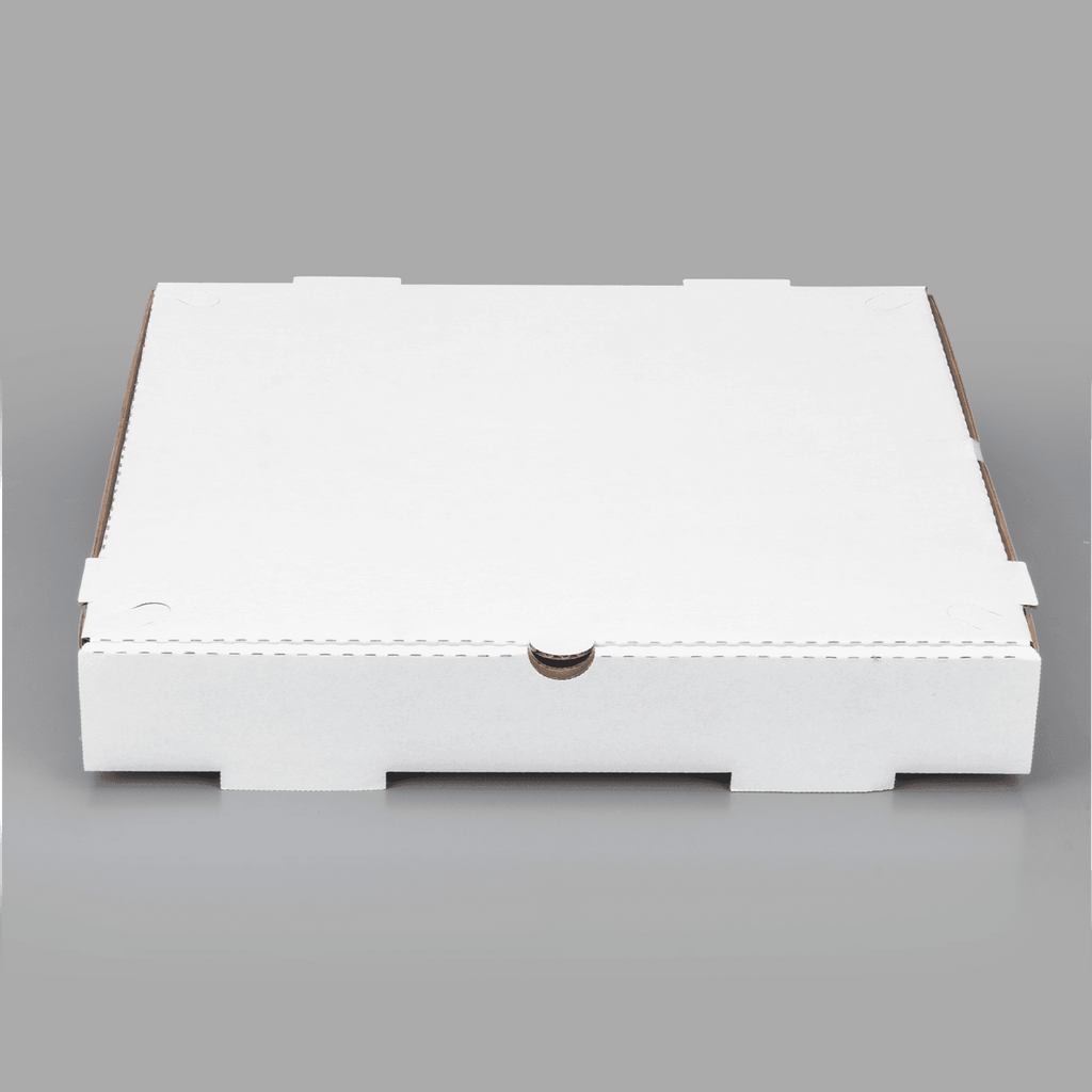 [50 ct] Corrugated Pizza Box, 14''x14''x2'', White
