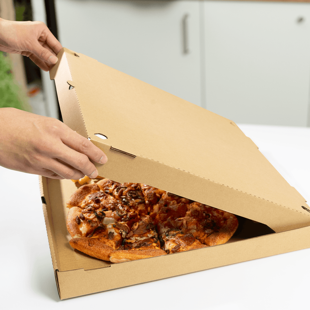 [50 ct] Corrugated Pizza Box, 16''x16''x2'', Kraft
