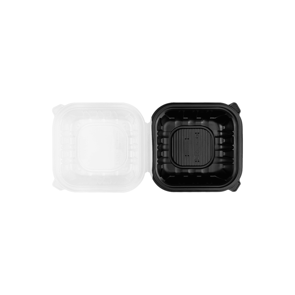 [150 ct] 8" x 8" Premium PP Hinged Container