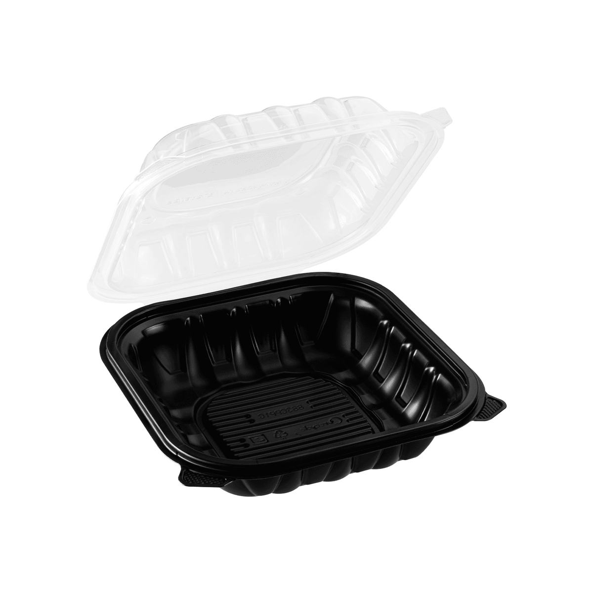 [150 ct] 8" x 8" Premium PP Hinged Container