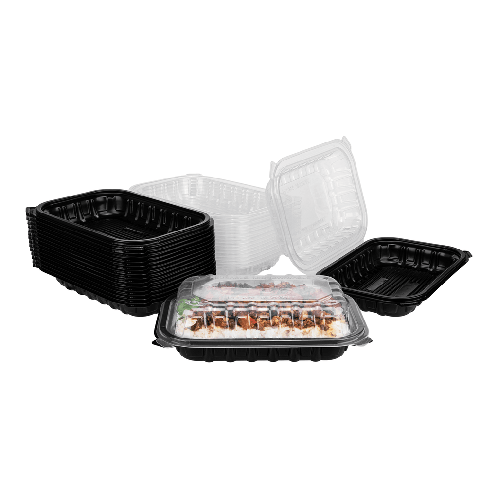 [150 ct] 9" x 6" Premium PP Hinged Container