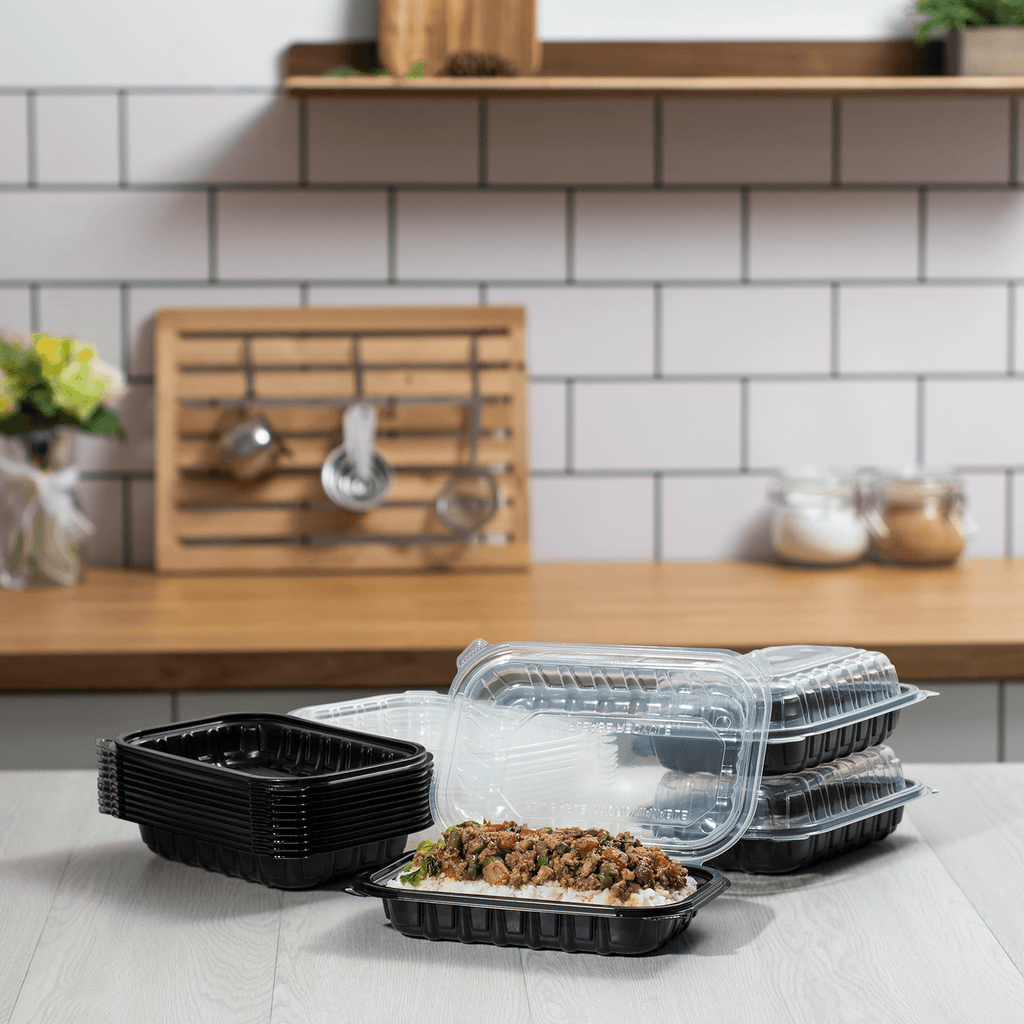 [150 ct] 9" x 6" Premium PP Hinged Container
