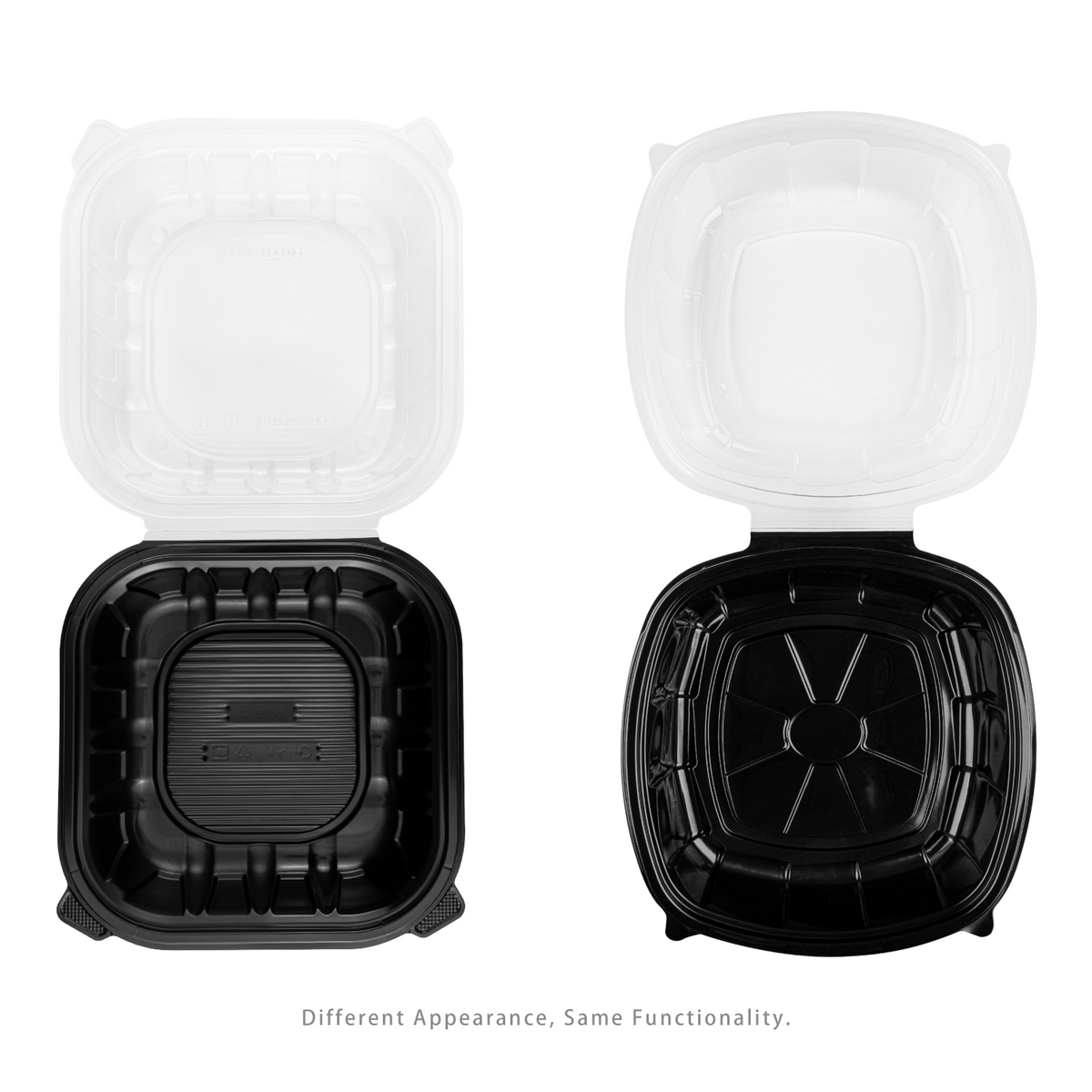 [150 ct] 9" x 9" Premium PP Hinged Container