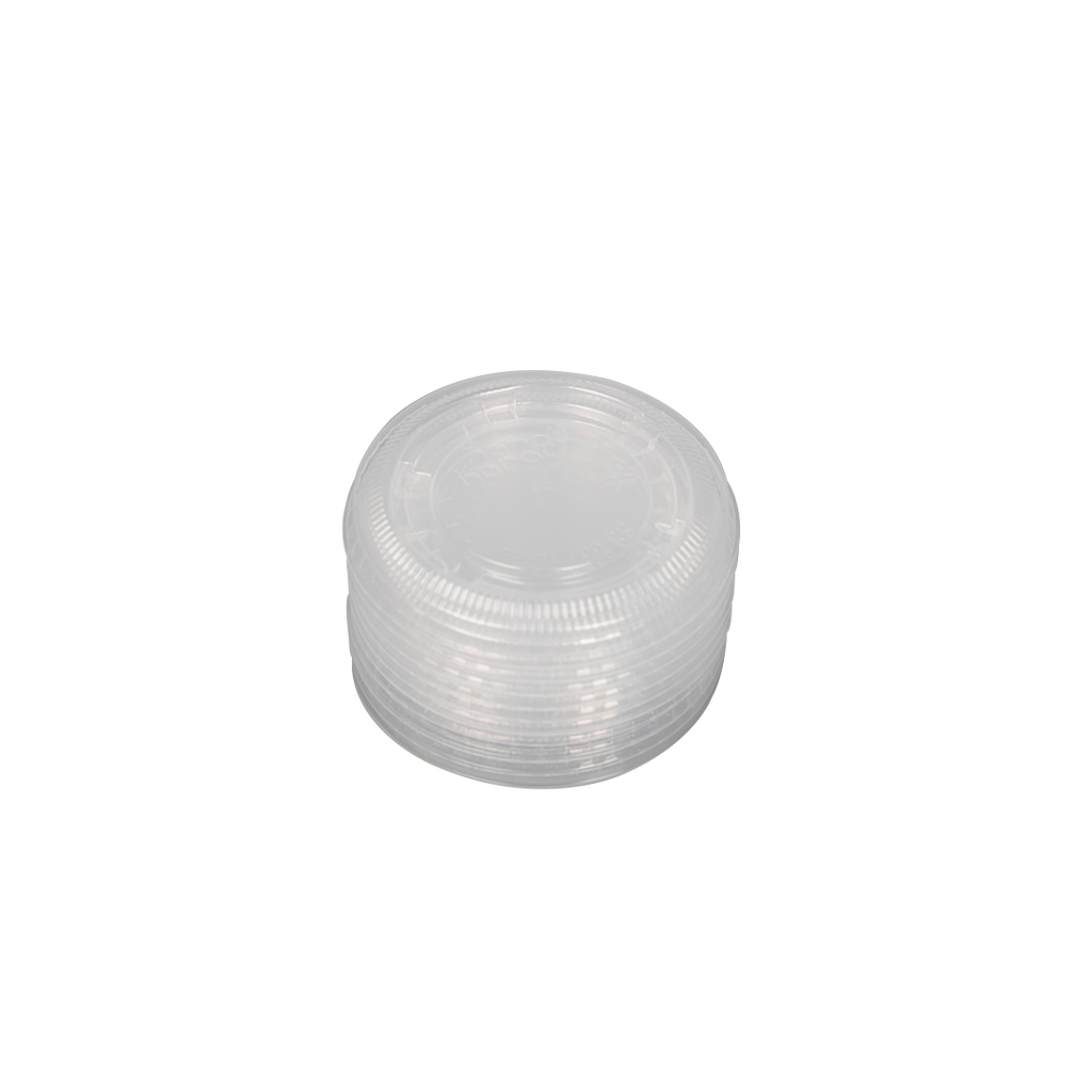 [2,500 ct] 3.25-5.5 oz PP Plastic Portion Cup Lids (73 mm)