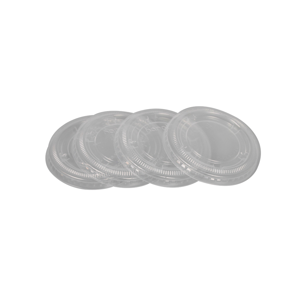 [2,500 ct] 3.25-5.5 oz PP Plastic Portion Cup Lids (73 mm)