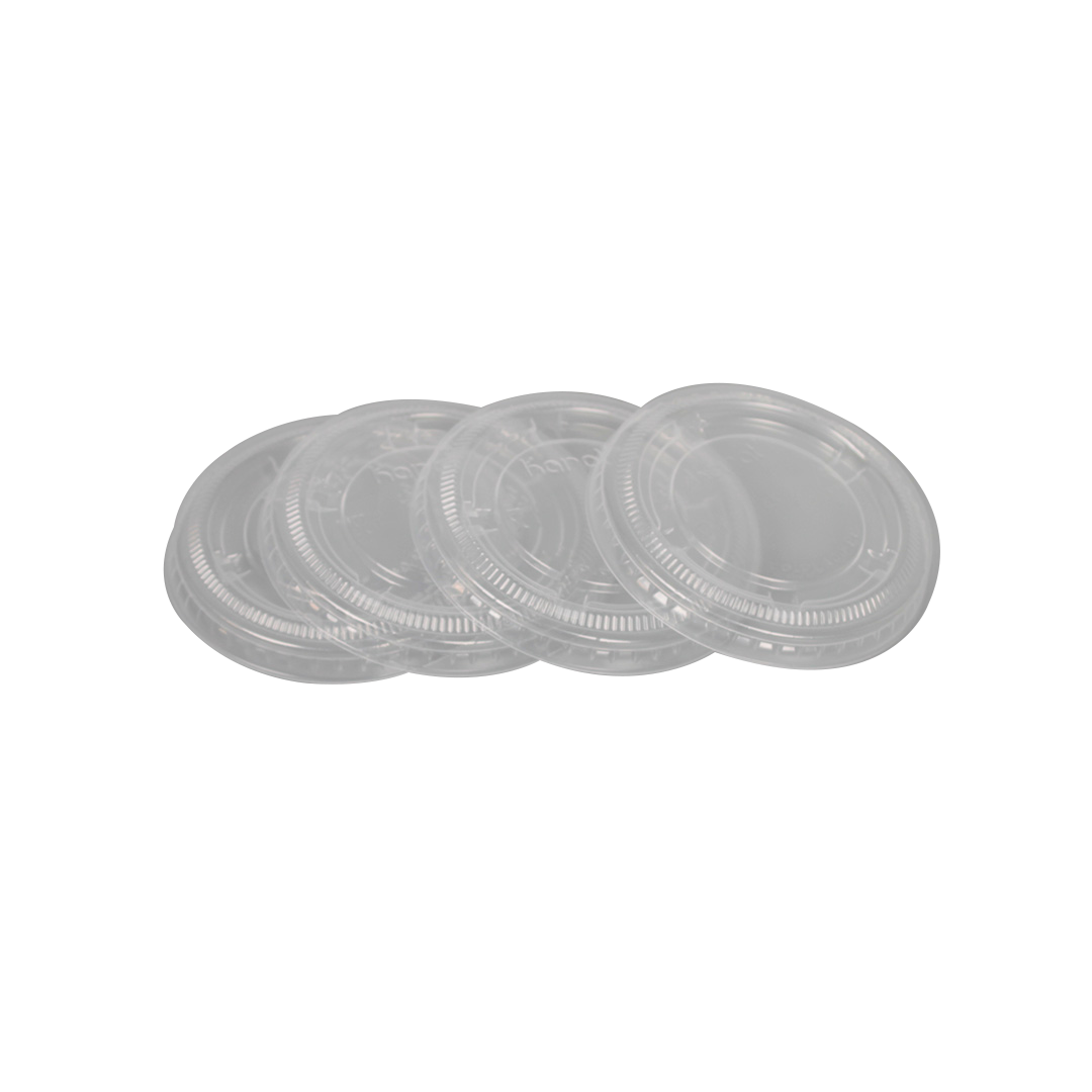 [2,500 ct] 3.25-5.5 oz PP Plastic Portion Cup Lids (73 mm)