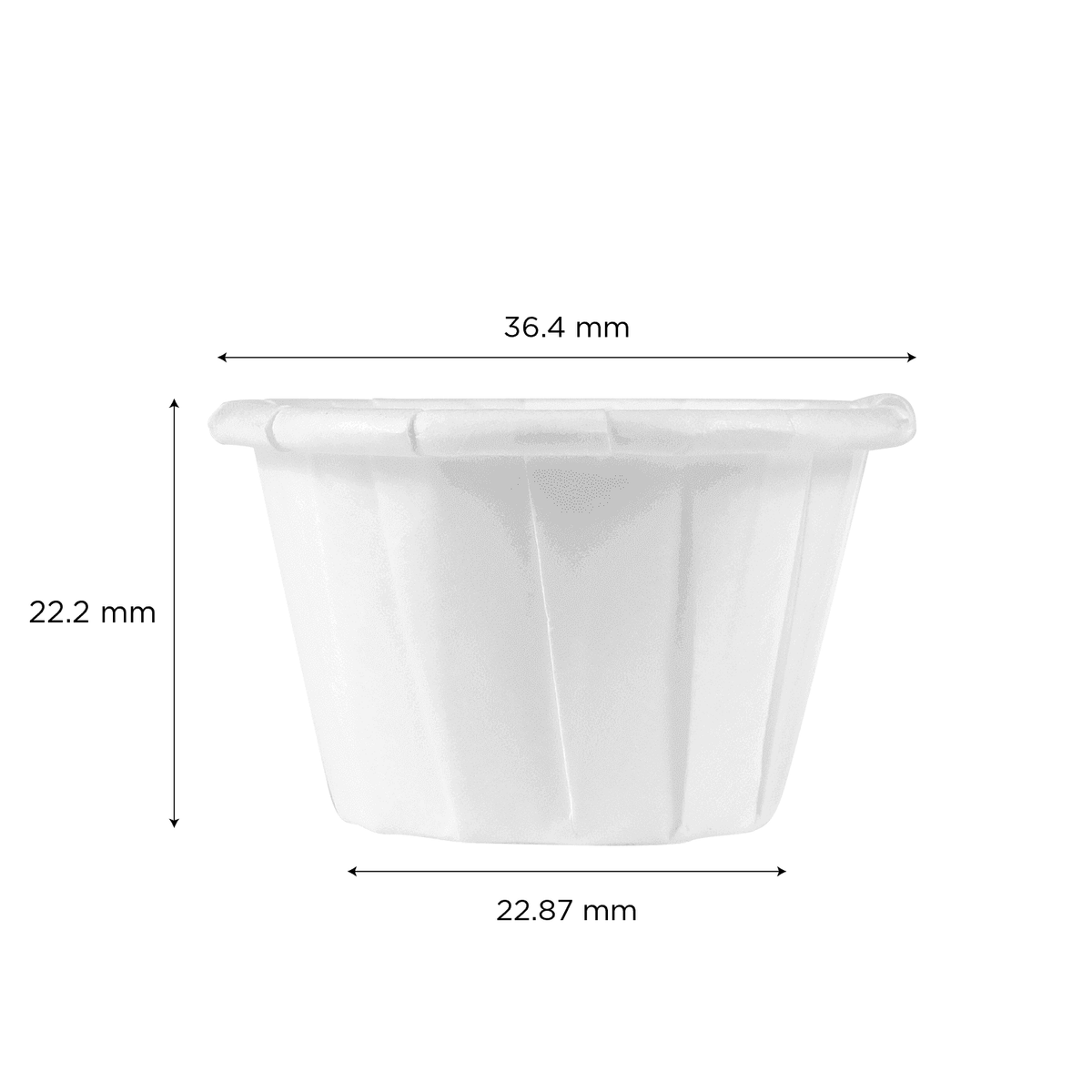 [5,000 ct] 0.5 oz Paper Portion Cups