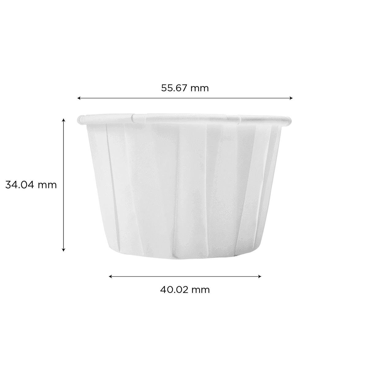 [5,000 ct] 2 oz Paper Portion Cups