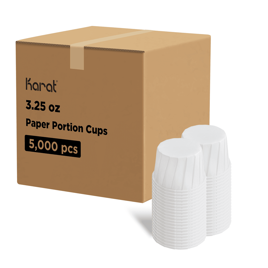 [5,000 ct] 3.25 oz Paper Portion Cups, White