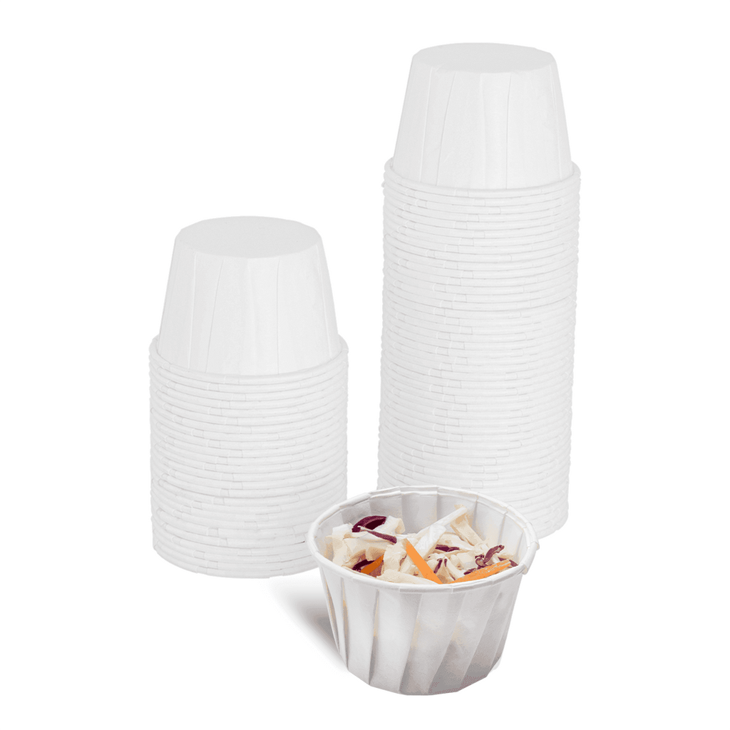 [5,000 ct] 3.25 oz Paper Portion Cups, White