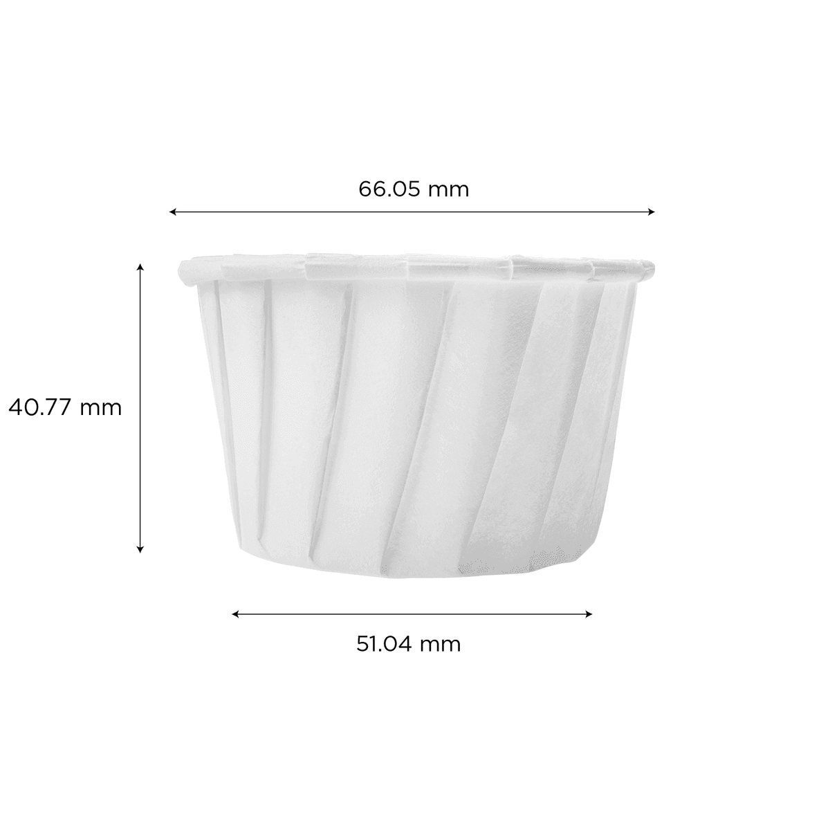 [5,000 ct] 3.25 oz Paper Portion Cups, White