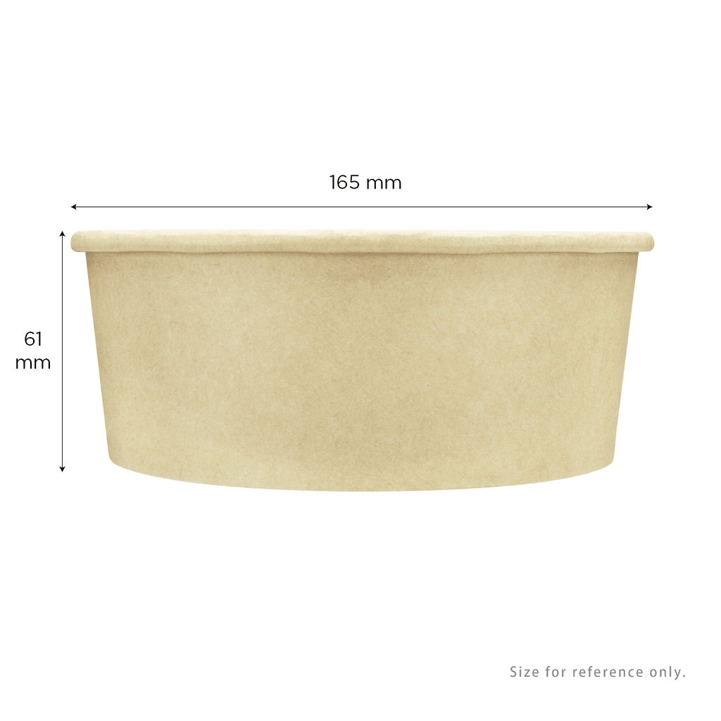 [360 ct] 32 oz Paper Short Buckets, Kraft