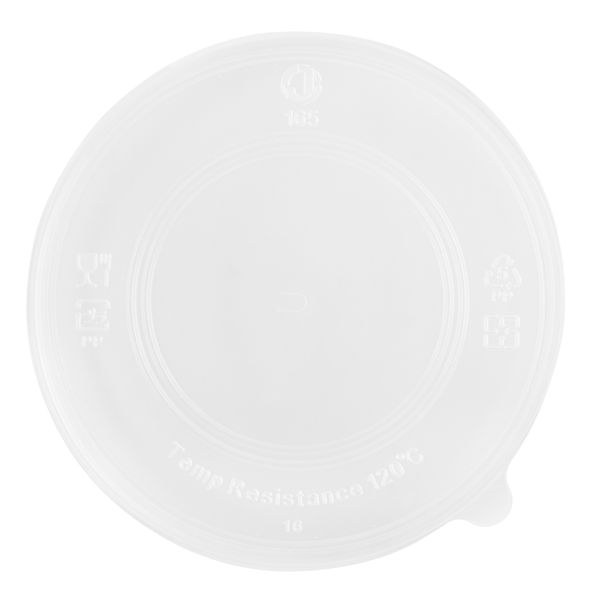 [360 ct] Dome Lid for 32 oz Paper Short Bucket | PP