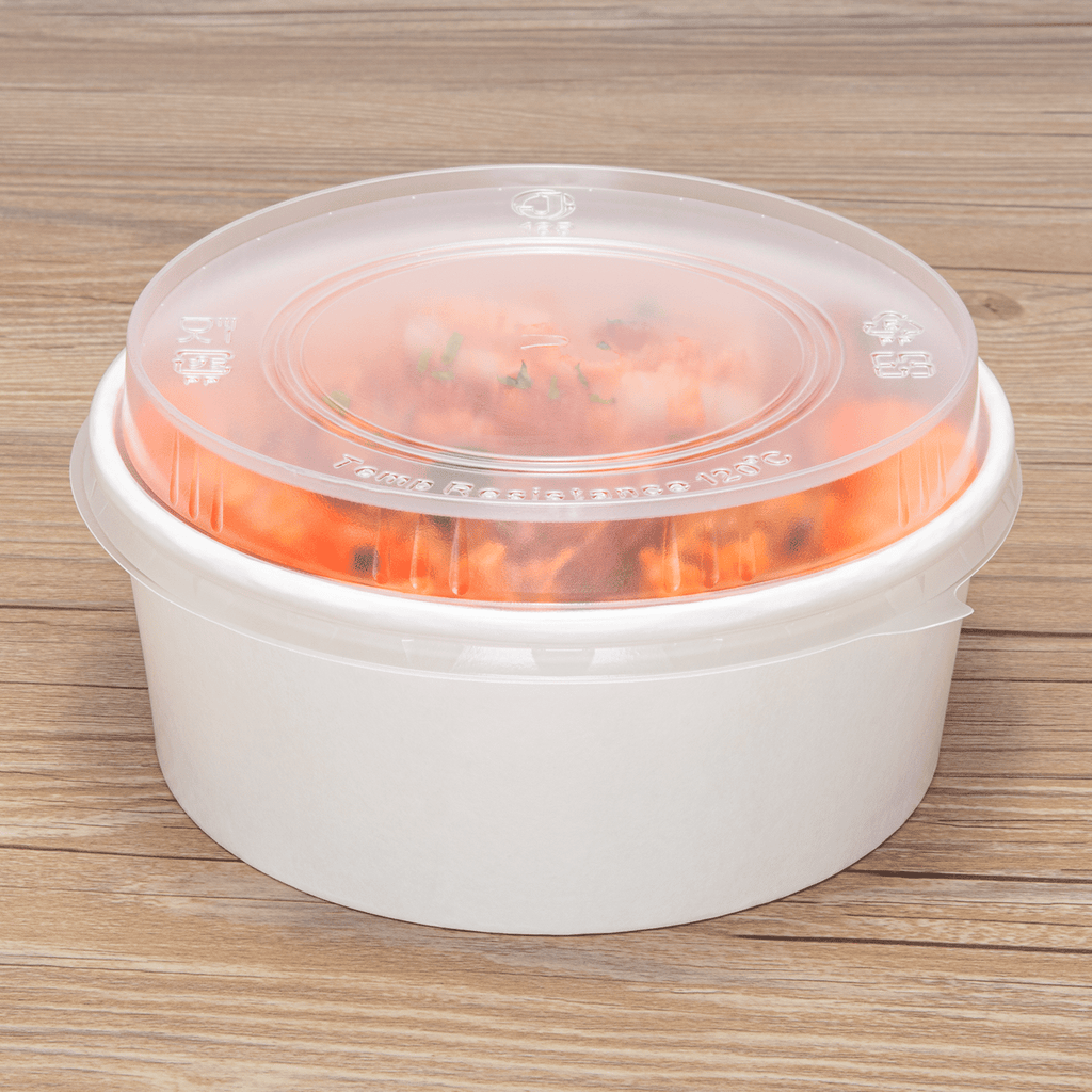 [360 ct] Dome Lid for 32 oz Paper Short Bucket | PP