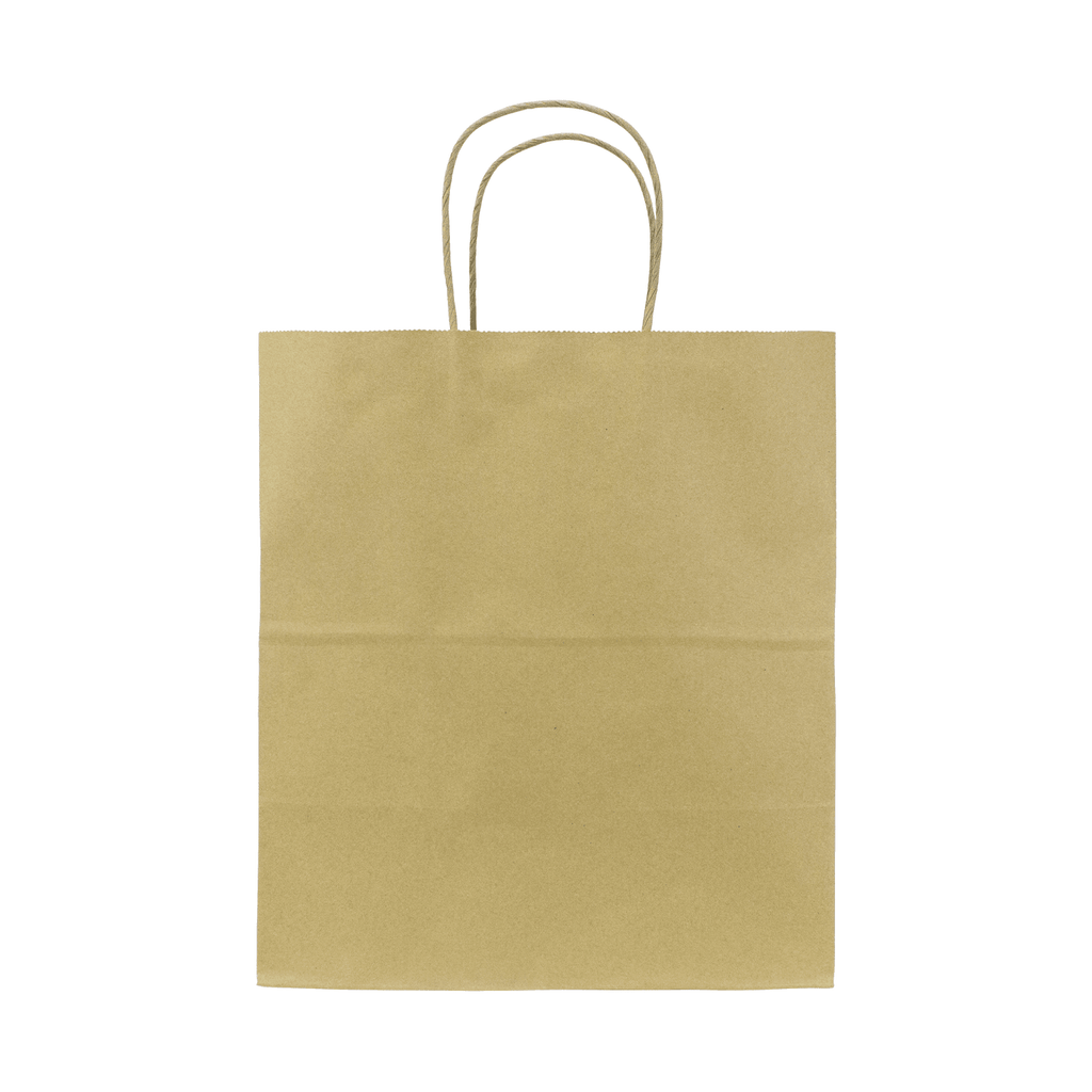 [250 ct] Malibu Paper Shopping Bags (Large), Kraft