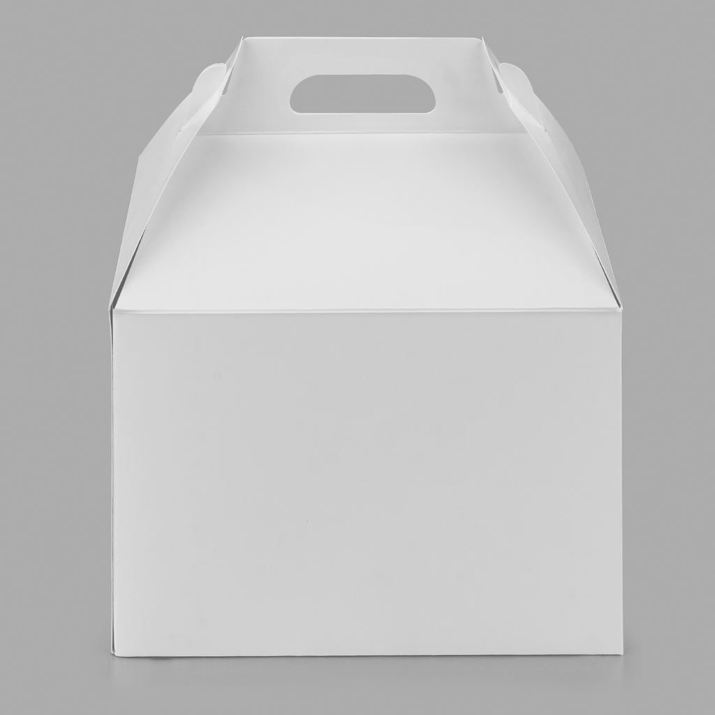 [100 ct] Take-Out Meal Barn Box, White