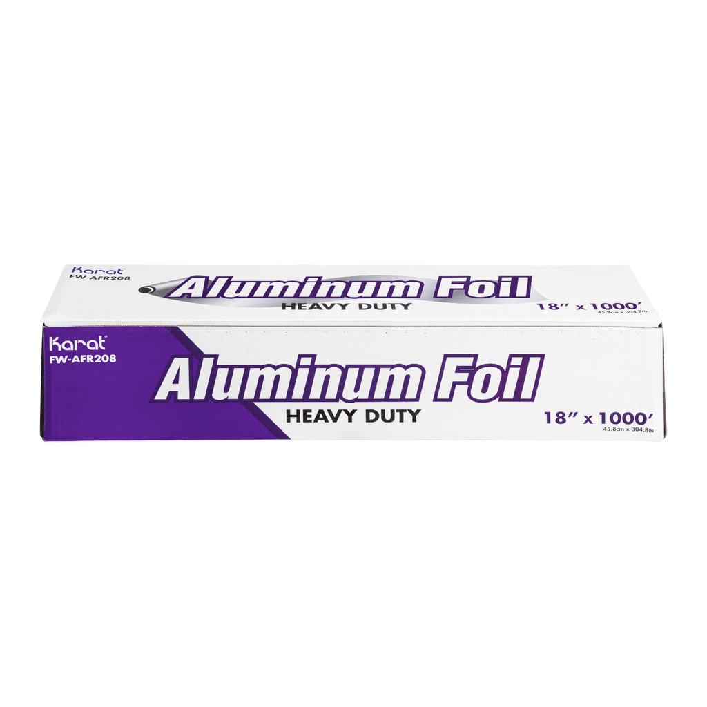 18" x 1000' Heavy Duty Aluminum Foil Roll - 1 Roll