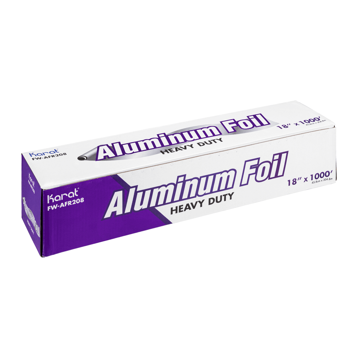 18" x 1000' Heavy Duty Aluminum Foil Roll - 1 Roll