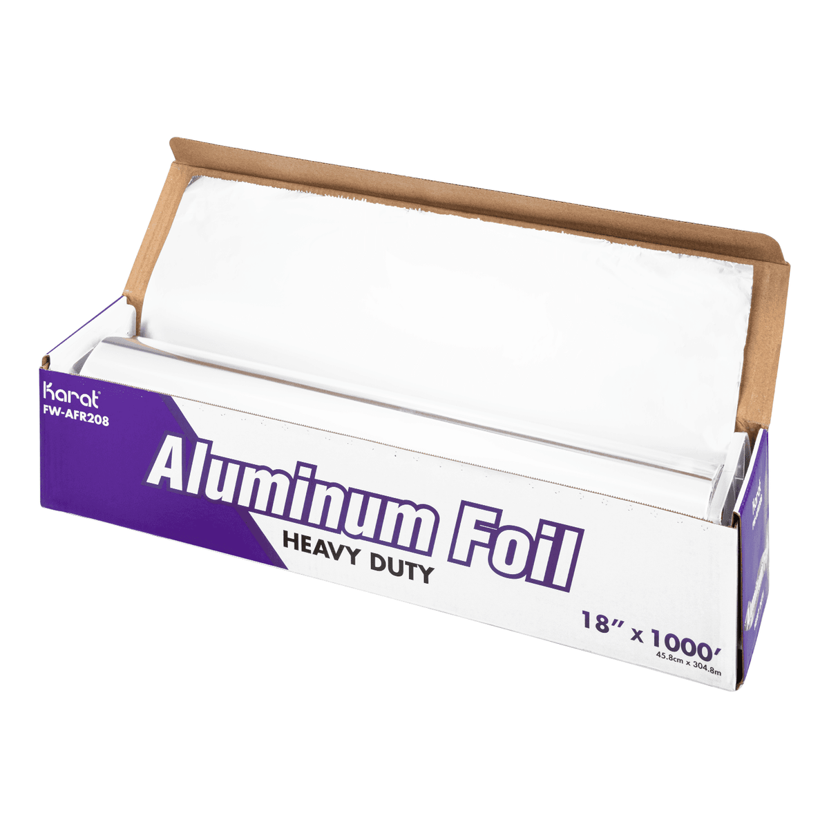 18" x 1000' Heavy Duty Aluminum Foil Roll - 1 Roll