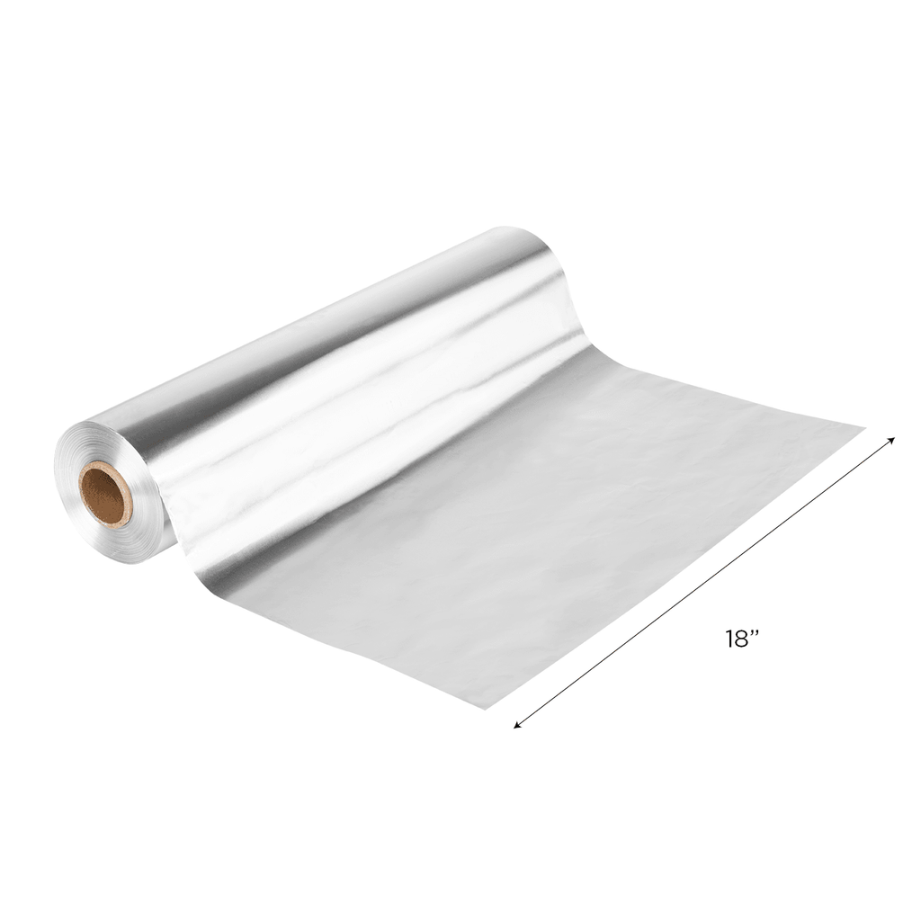 18" x 1000' Heavy Duty Aluminum Foil Roll - 1 Roll