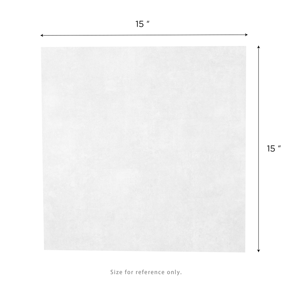 [3,000 sheets] 15" x 15" Grease Resistant Deli Wrap / Paper Liner Sheets, White