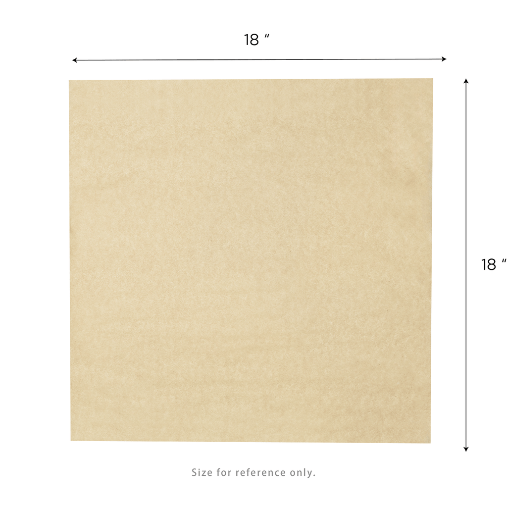 [3,000 sheets] 18" x 18" Grease Resistant Deli Wrap / Paper Liner Sheets, Kraft