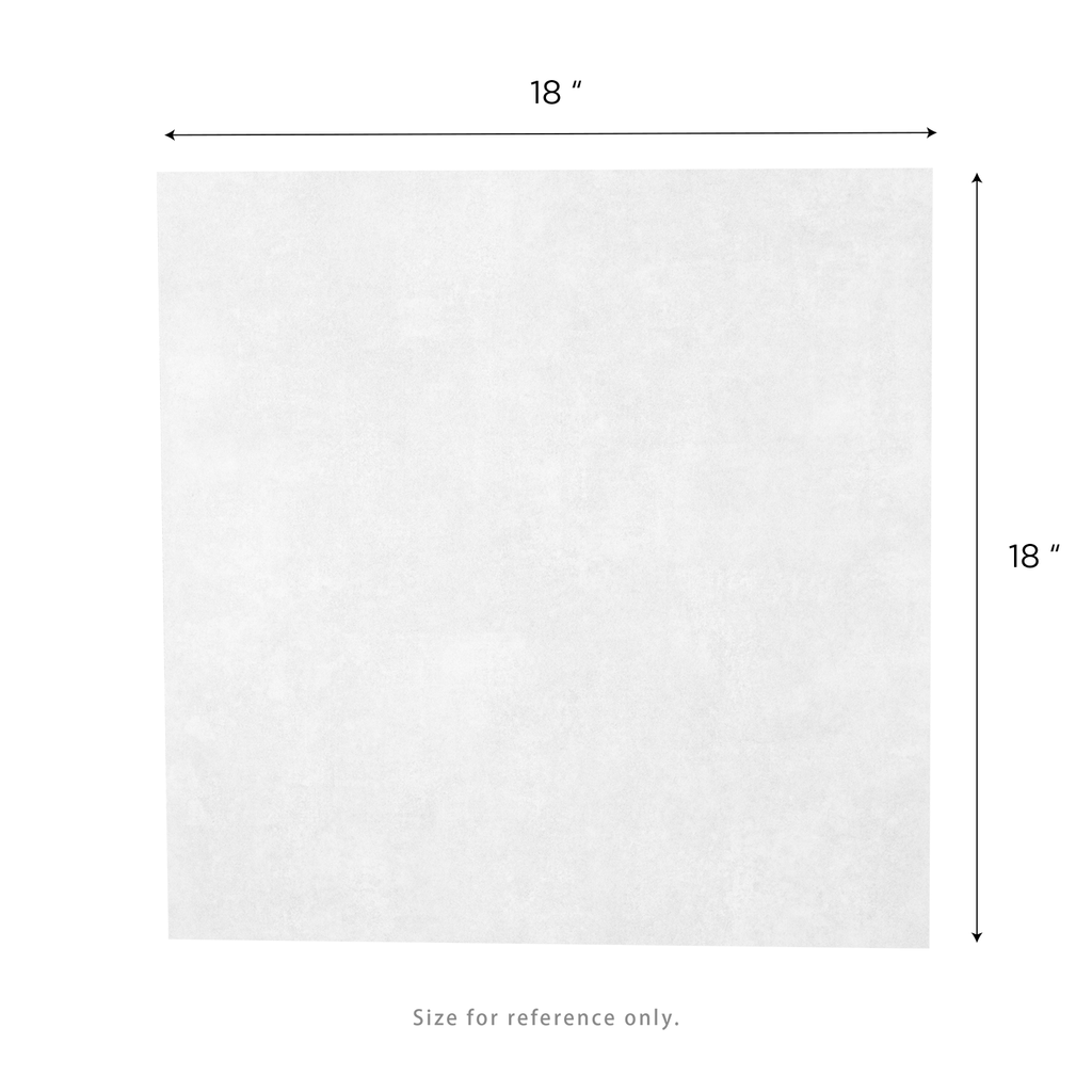 [3,000 sheets] 18" x 18" Grease Resistant Deli Wrap / Paper Liner Sheets, White