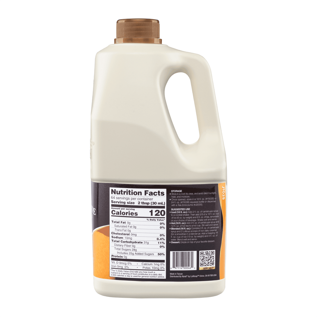 Cantaloupe Syrup - Bottle (64oz)