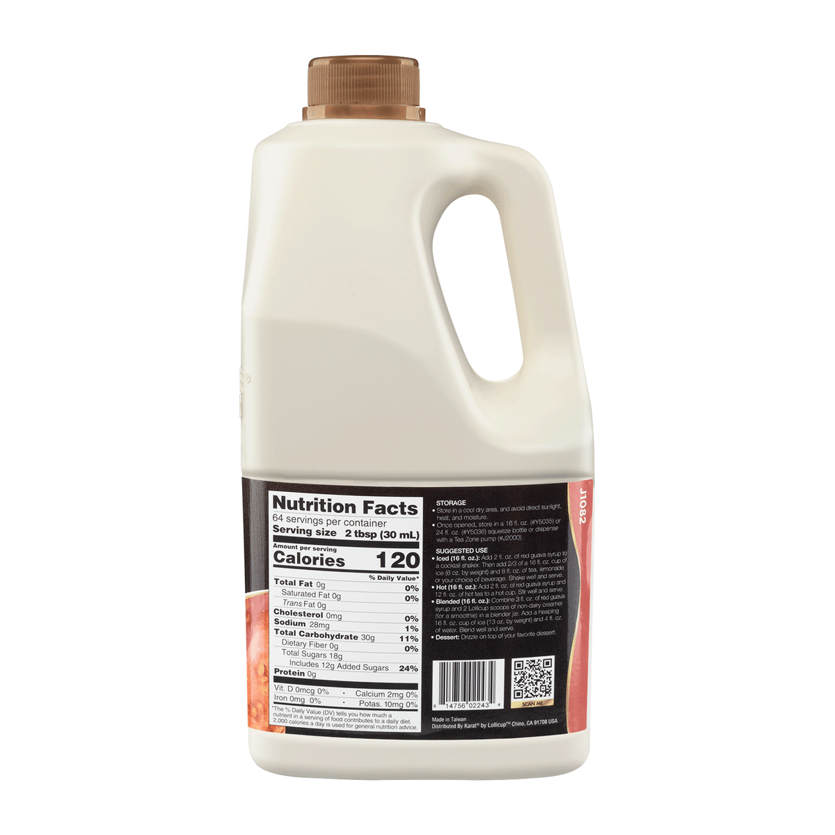 Red Guava Syrup - Bottle (64oz)