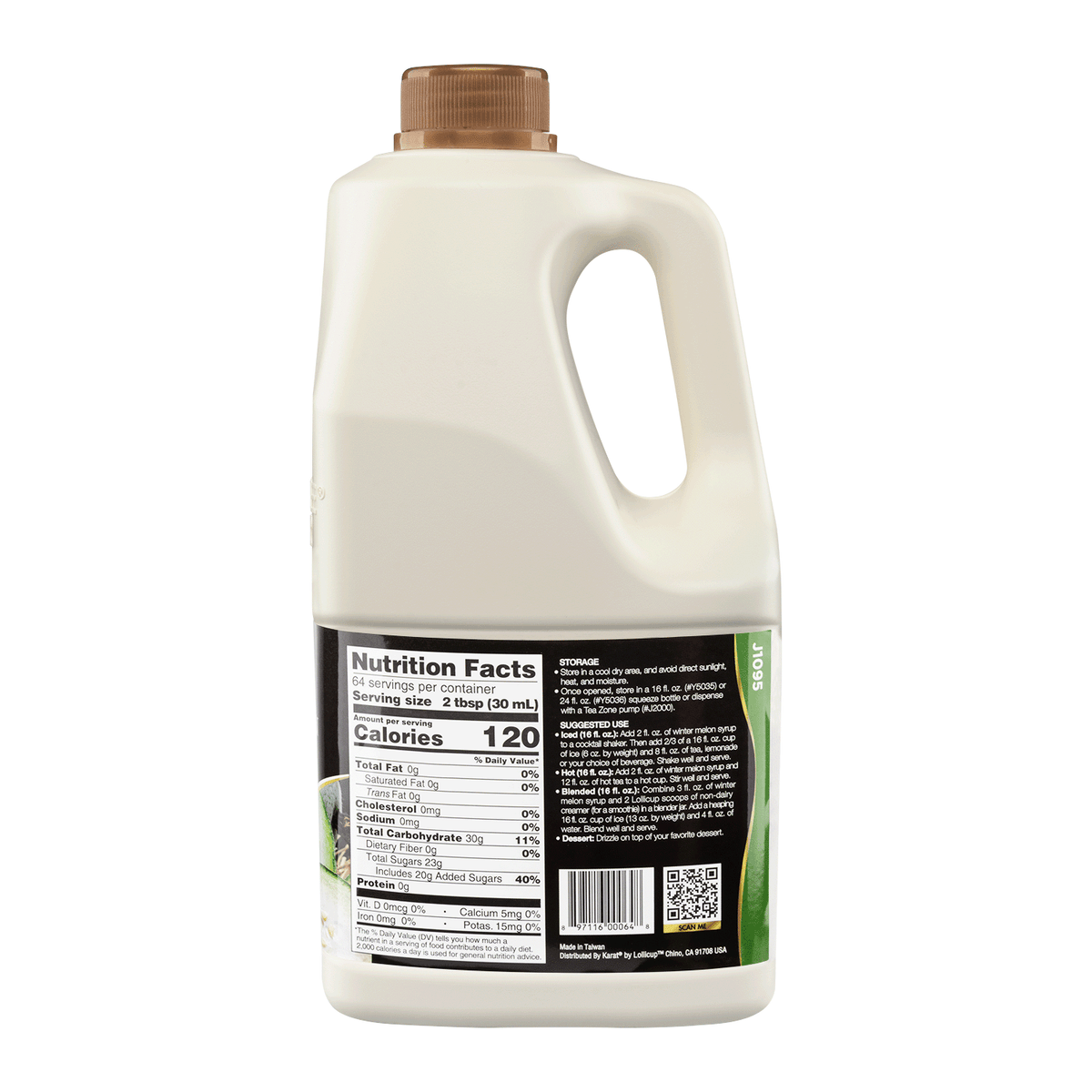 Winter Melon Syrup - Bottle (64oz)