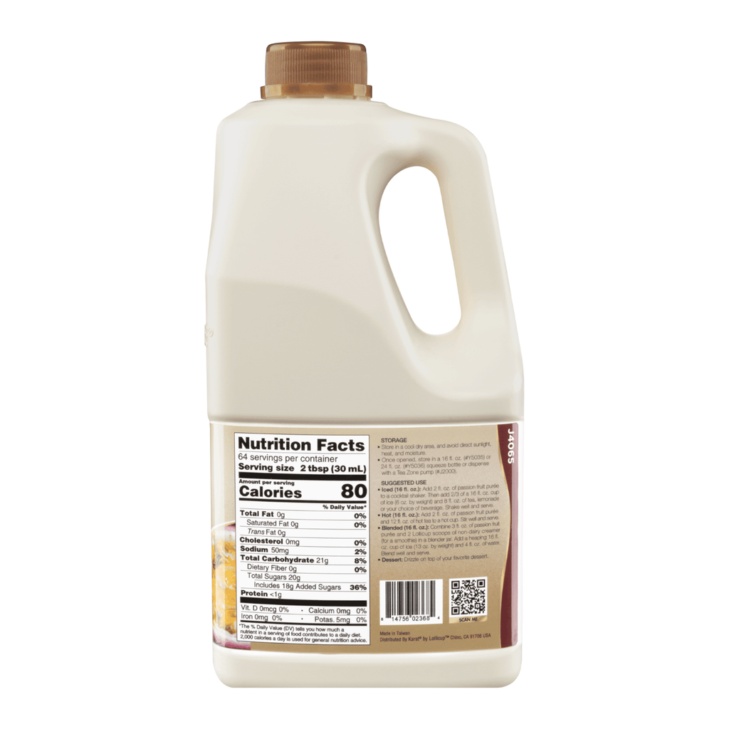 Passion Fruit Puree - Bottle (64oz)